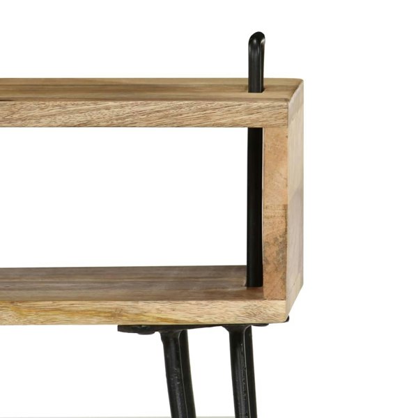 Berkfield Bedside Table Solid Mango Wood 40x34x47 cm