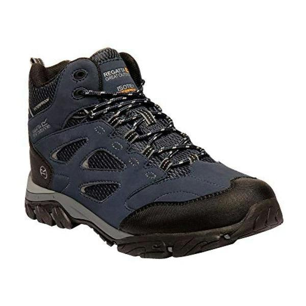 Regatta Mens Holcombe IEP Mid Hiking Boots - Navy/Granite - 