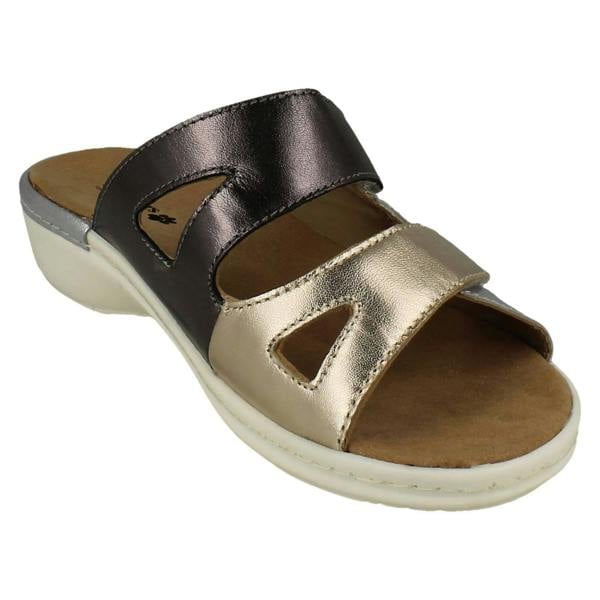 Padders Ladies Padders Strappy Mule Sandals Brielle