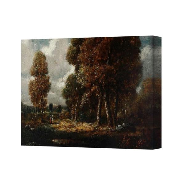 Benjamin Tate Design Contemporary Landscape Canvas Art Print With Deep Wooden Frame UK Made