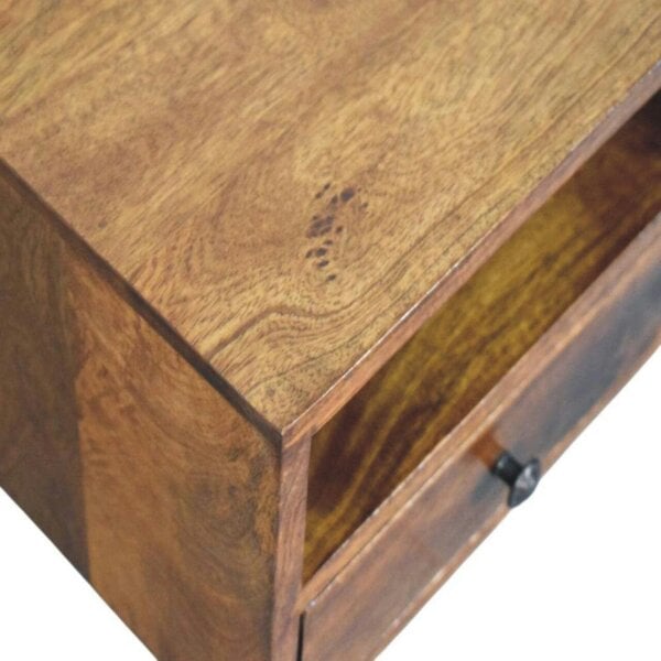 Wyld Haus Cortina 1 Drawer Mango Wood Wall Mounted Bedside Table