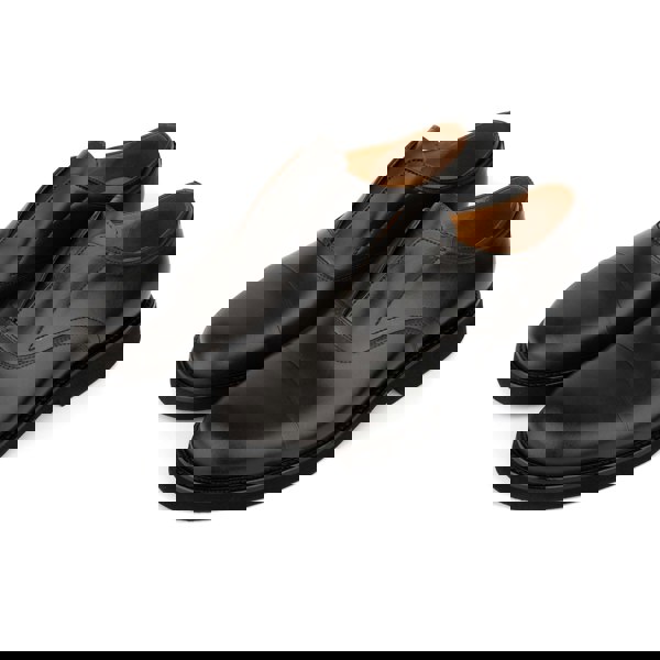 Embassy London Dunlee - Grey - Men's leather slip-on loafer