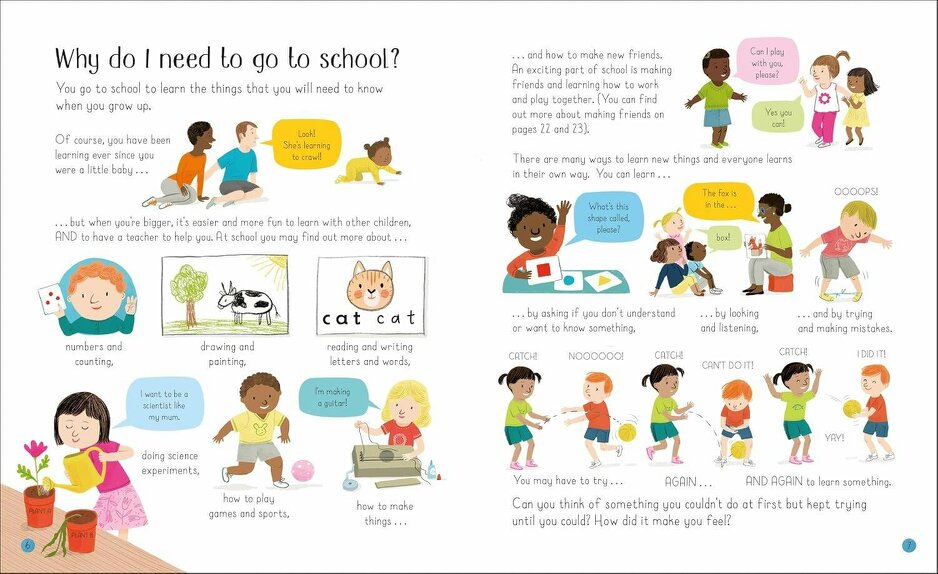 All About Starting School by Felicity Brooks (Usborne All About series)