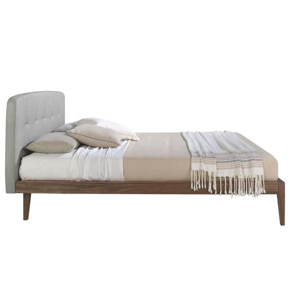 Angel Cerdá Grey Fabric Tufted Bed 7177