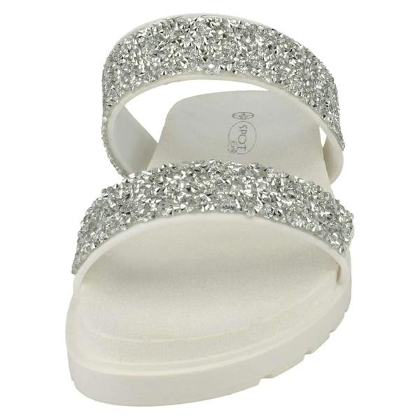 Spot On Ladies Spot On Slip On Sandals
