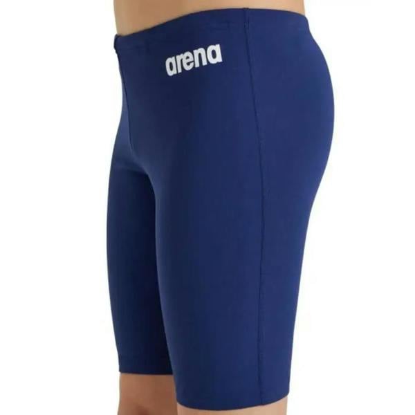 Arena Boys Team Solid Swim Jammer in navy white