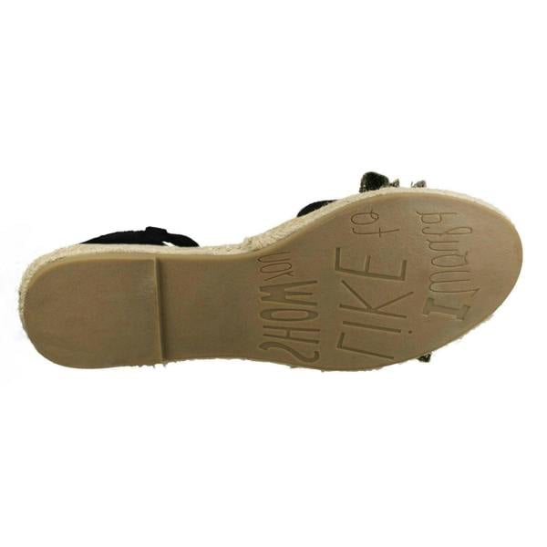 Spot On Ladies Spot On Ankle Tie Up Espadrilles F2263