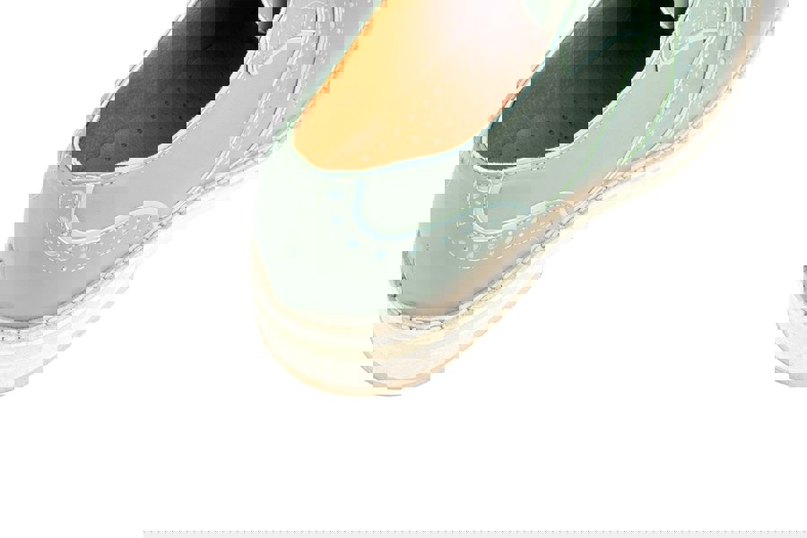 Embassy London Brick Lane - Green - Women's contrast leather lace-up brogue