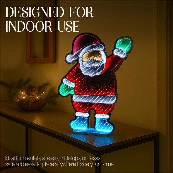 Scotts of Stow Xmas Haus  LED Infinity Indoor Christmas Decoration