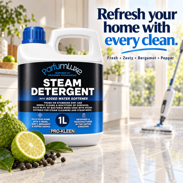 ProKleen Pro-Kleen Parfum Luxe Steam Mop Detergent Sauvage 1L x2- Deeply Cleans, Removes Stains, Deodorises