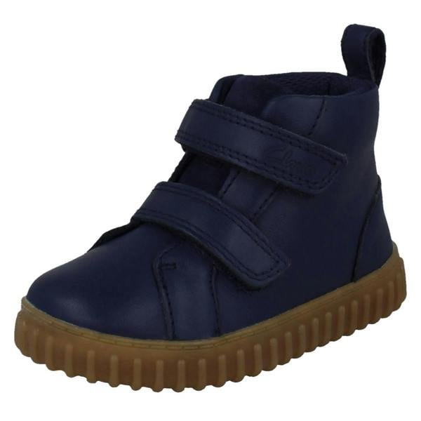 Clarks Kids Clarks Unisex Hi-Top Ankle Boots Cove Sky