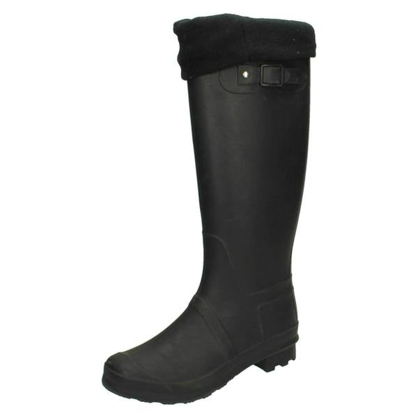 Spot On Ladies Spot On Removable Fleece Lined Wellington Boots X1170