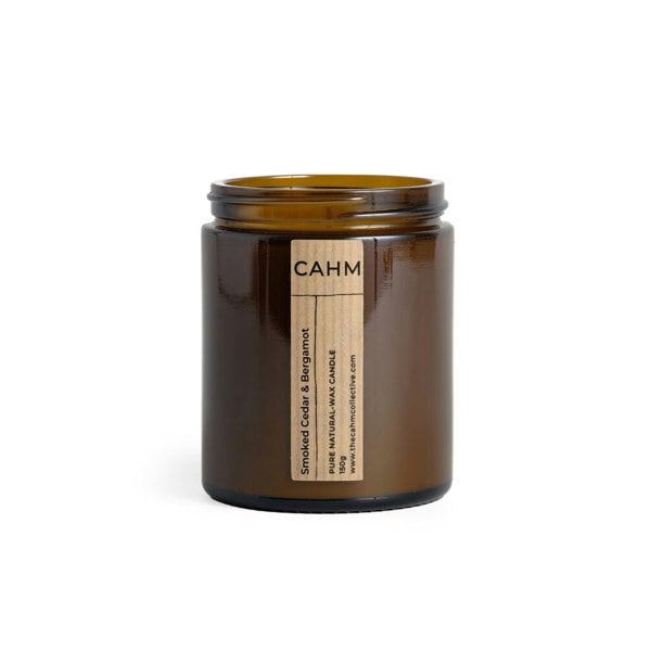 CAHM Smoked Cedar & Bergamot - Amber Jar