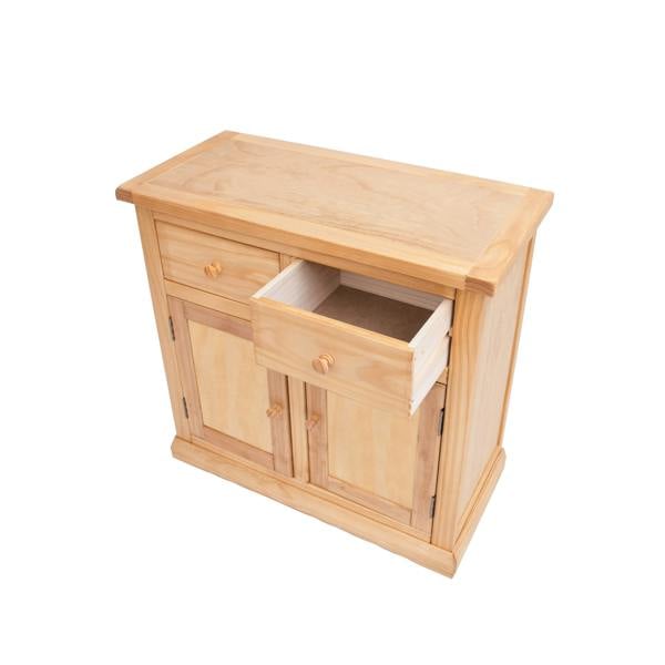 Cabinet Bits Lucca Waxed 2 Drawer 2 Door Sideboard Wood Knob