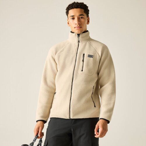 Dare 2B Mens Camber Recycled Polyester Fleece - White Pepper