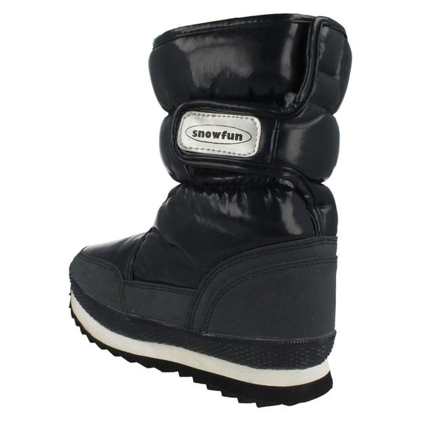 Snowfun Ladies Snowfun Rip Tape Snow Boot 8.886709