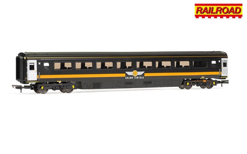 Hornby Railroad Mk3 HST TSO Coach Grand Central 42401