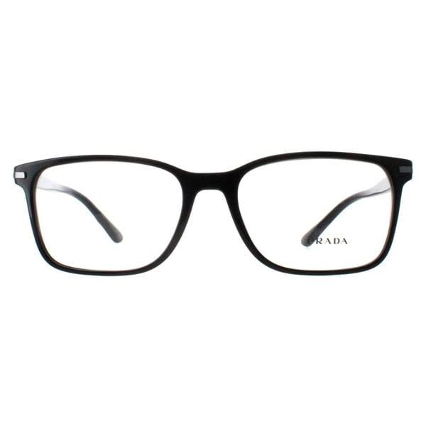 Prada Eyeglasses PR14WV 1AB1O1 Black Men