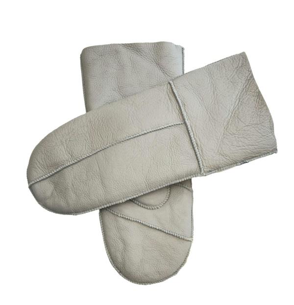 Infinity Leather Womens Genuine Real Sheepskin Leather Mittens Warm Gloves