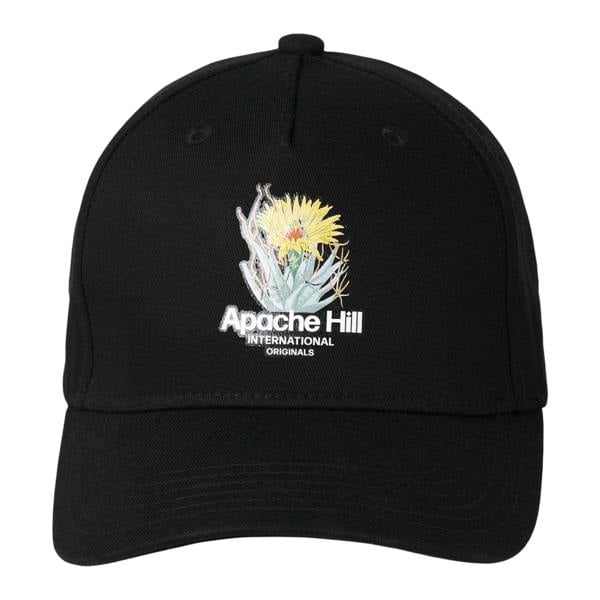 Jack And Jones Mens Apache Hill Baseball Cap - Black/Yellow - 