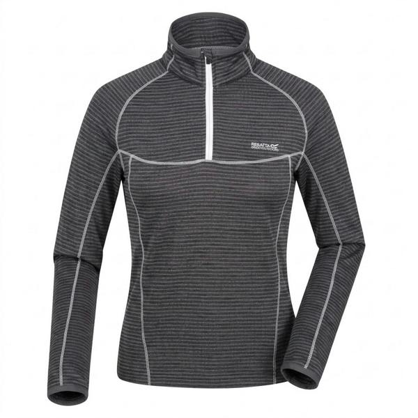 Regatta Womens/Ladies Yonder Raglan Long-Sleeved Sweatshirt - Seal Grey/White - 