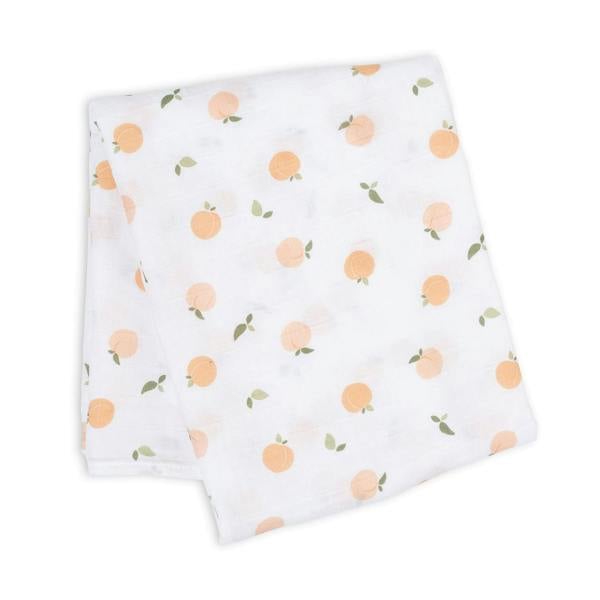 Lulujo - Muslin Swaddle - Peach