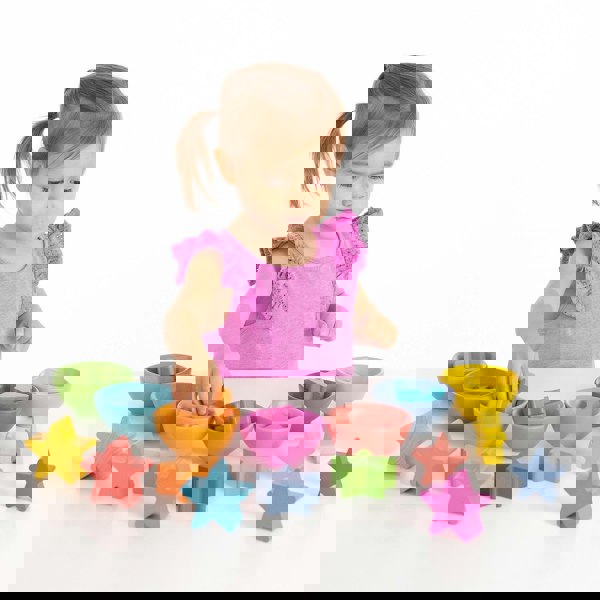 tickit Rainbow Wooden Bowls