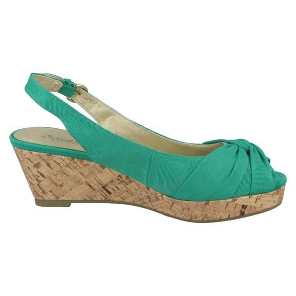 Savannah Ladies Savannah Mid Wedge Sandals