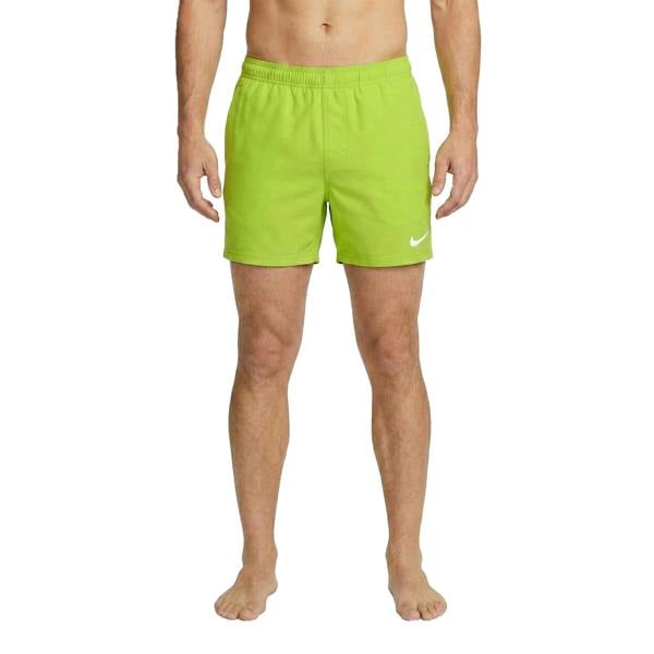 Nike Mens Embroidered Logo Regular Swim Shorts - Green - 