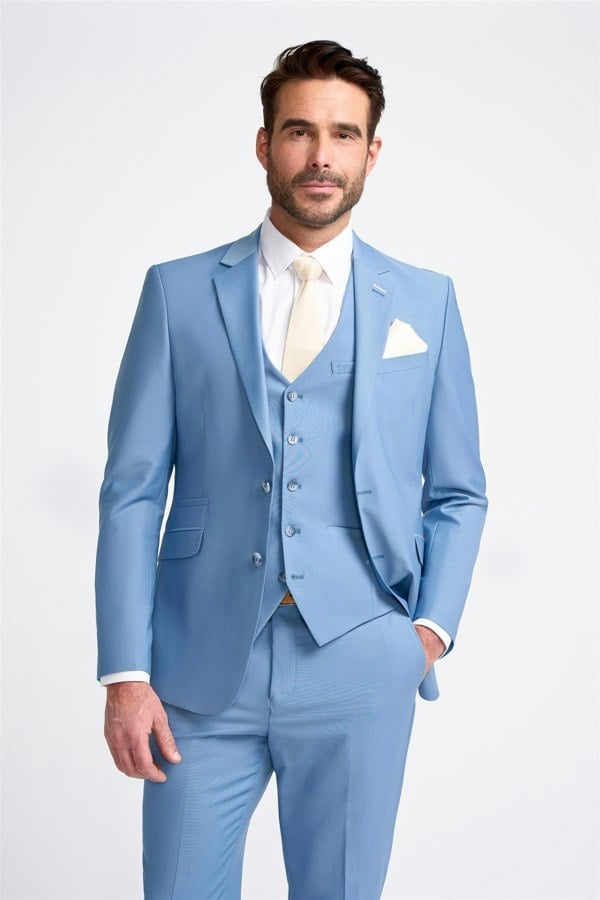 House of Cavani Bond Ocean Blue Blazer