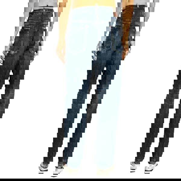 Dsquared2 Be Cool Be Nice Wash Loose Jeans Navy Blue W26