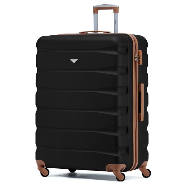 Flight Knight 29" Large Suitcase Check-in Hold Luggage Hard Shell 4 Wheels TSA Lock