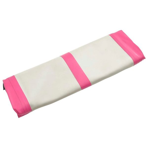 Berkfield Inflatable Gymnastics Mat with Pump 60x100x15 cm PVC Pink