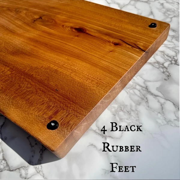 Giraffes & Craftz XL Live Edge Scottish Elm Chopping Board - James Martin Style Chopping Block