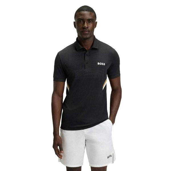 Boss Mens Slim Polo Shirt - Black - 