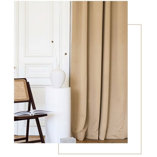 Anydrape Curtains Green Velvet Blackout Window Drape 500cm