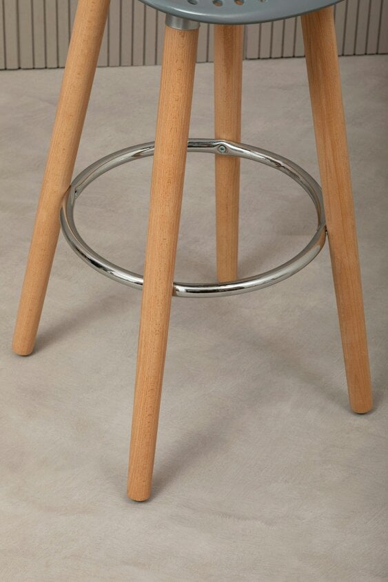 Interiors by Premier Stockholm Grey Pp Seat Bar Stool
