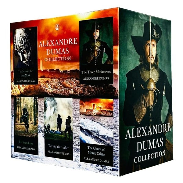 Alexandre Dumas 5 Book Set Ten Years Later, The Man in the Iron Mask, The Three Musketeers & more