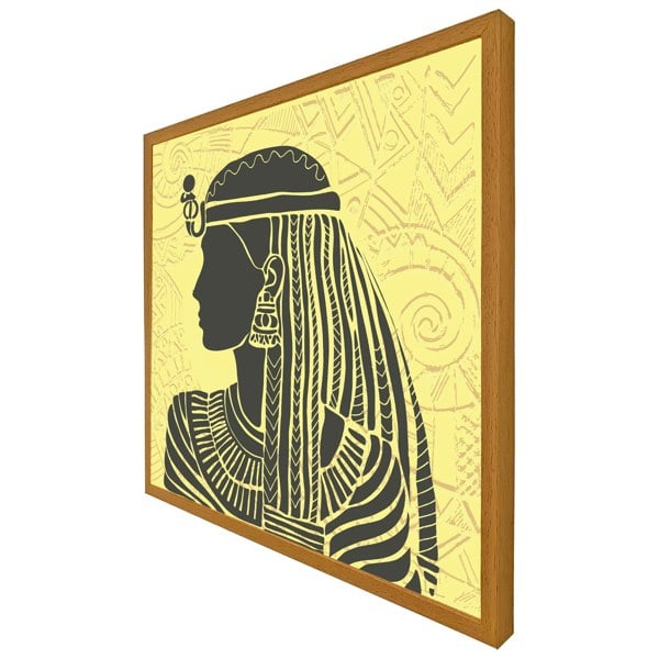 Benjamin Tate Design Egyptian women on yellow (Picture Frame)