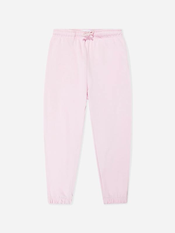 Childsplay Girls Cotton Joggers in Pink