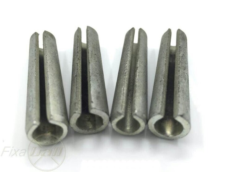 Fixaball 8mm Spring Tension Pin Stainless Coiled Roll Slotted Heavy