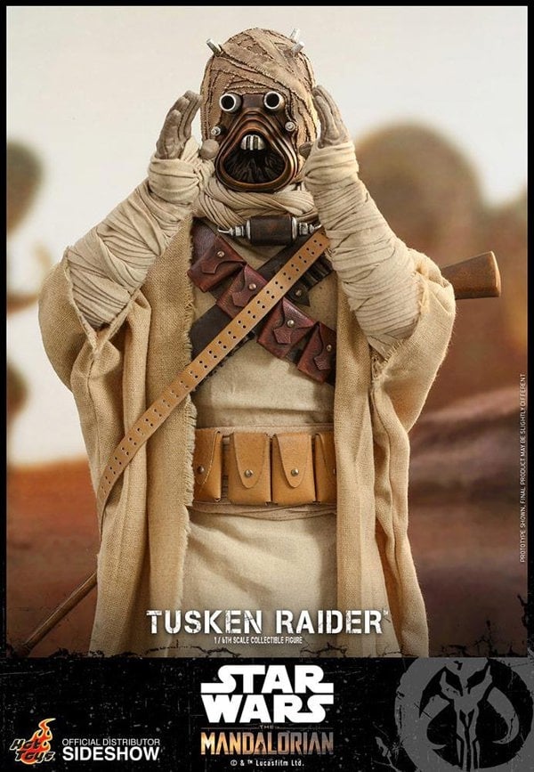 tusken raider the mandalorian 1:6 scale figure hot toys 907370