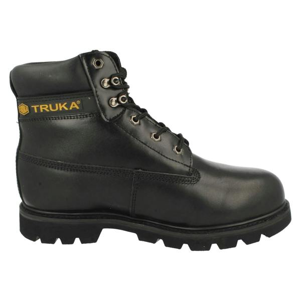 Truka Unisex Truka Lace Up Steel Toe Cap Boots WL02