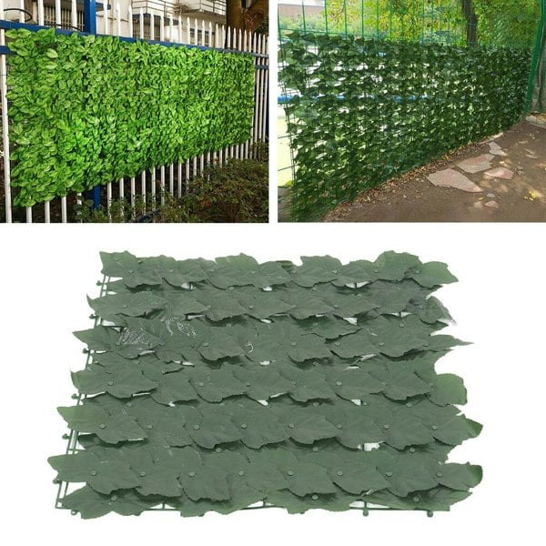 6PCS Artificial Grape Leaves Privacy Fence Living and Home 