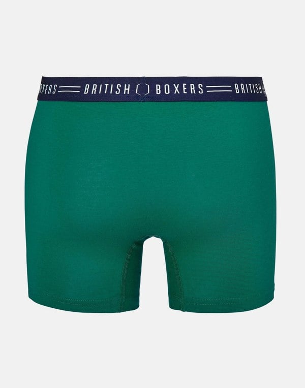 Three-pack British Boxers Men's Stretch Trunks – Heritage Colours - British Boxers