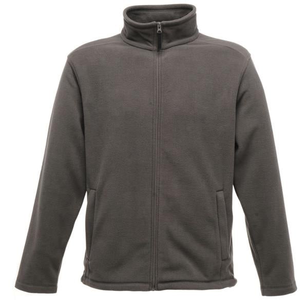 Regatta Mens Plain Micro Fleece Full Zip Jacket (Layer Lite) - Seal Grey
