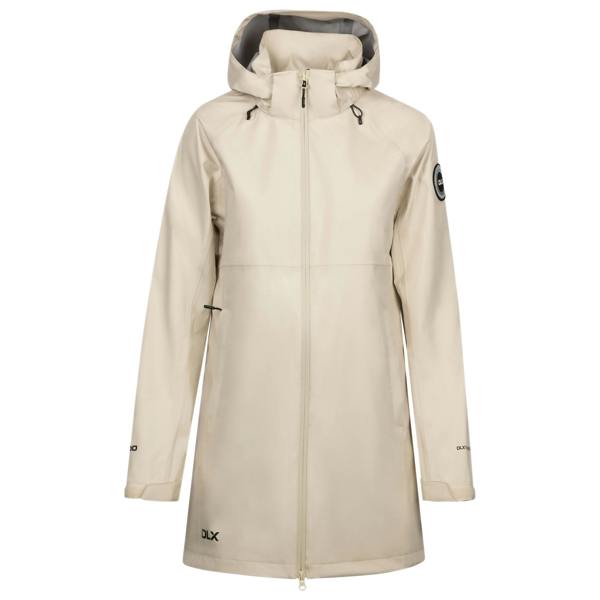 Trespass Womens/Ladies Lucille DLX Waterproof Jacket - Soft Stone - 