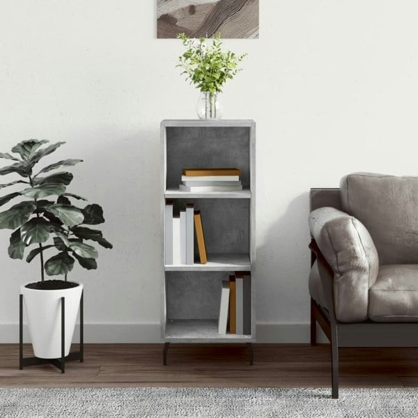 Berkfield Sideboard Concrete Grey 34.5x32.5x90 cm Engineered Wood