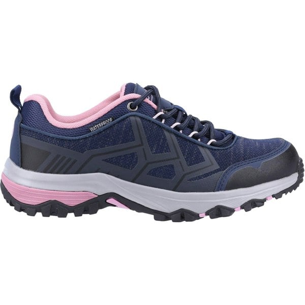 Cotswold Wychwood Low Recycled Plastic+Synthetic Pu Women's Navy/Pink Hiking Boots
