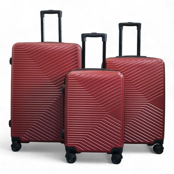 Infinity Luggage Hardshell Suitcase Set Robust 8 Wheel Luggage Cabin Case Bag